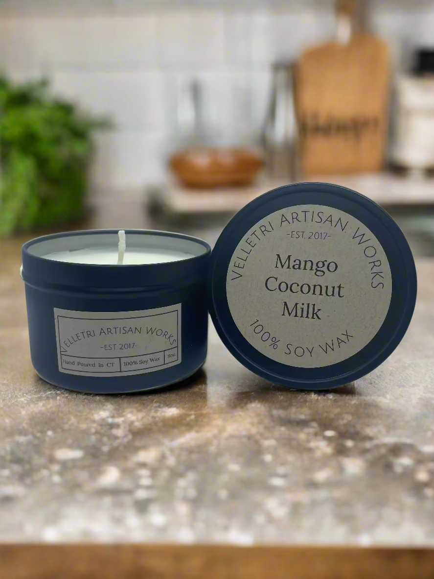 Mango Coconut Milk – Scented Soy Candle