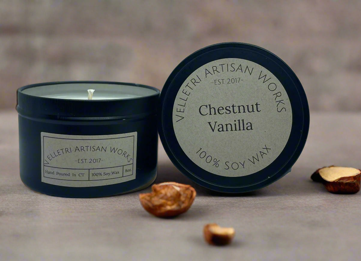 Chestnut Vanilla – Scented Soy Candle