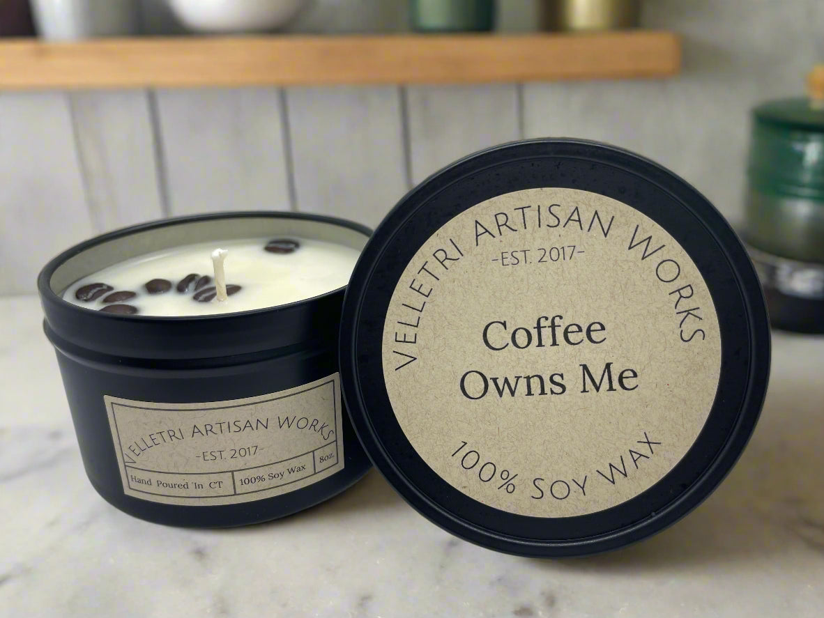 Coffee Owns Me – Scented Soy Candle